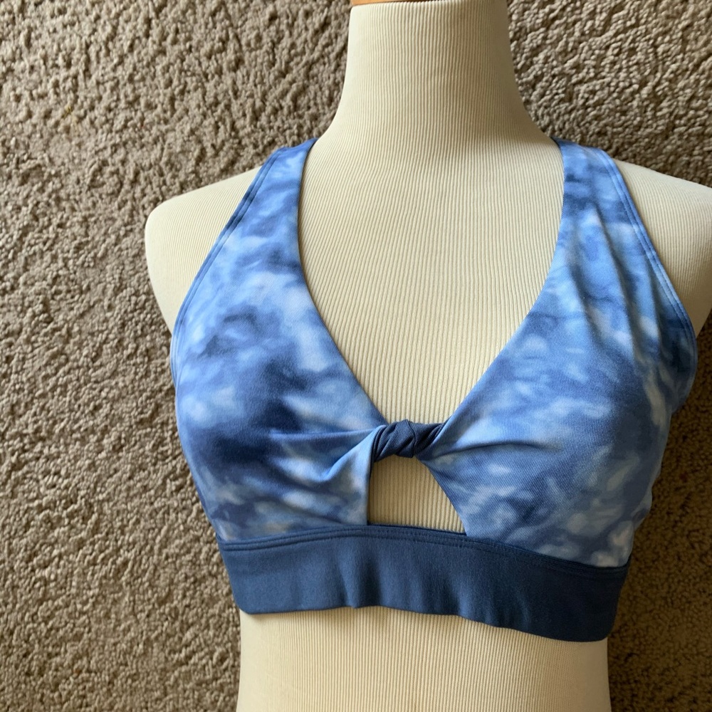 VS PINK Gym To Swim Sports Bra - Tie Dye